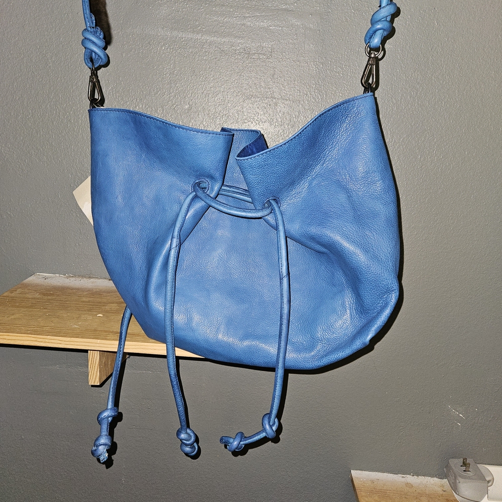 Free People Blue Crossbody Bag